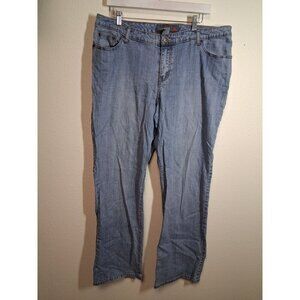 Venezia Bootcut Denim Blue Jeans Women's Size 40" AL4